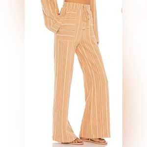 NWT L Space Good Vibes Pant in Sunrise Strip. Size Small